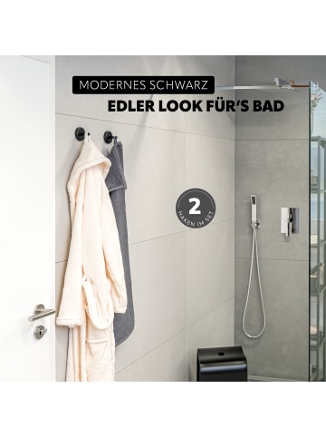 bremermann 2er Set Handtuchhaken ca. Ø 6 x 4,5 cm T