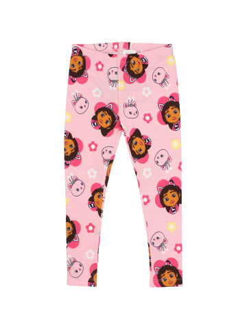 Gabby's Dollhouse Leggings Gabby & Cakey Blumen in rosa/pink