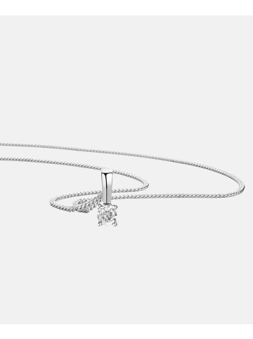 Diamant L'éternel Halskette aus 375 Weißgold mit 0.03 Karat Diamant