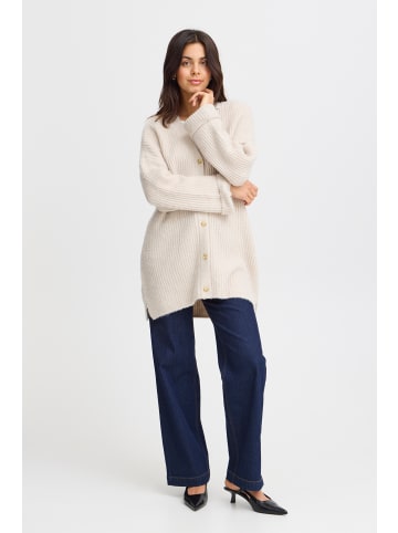 Fransa Strickjacke FRBEVERLY Loose fit in Limestone melange