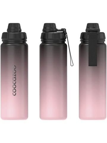 Coocazoo Isolierte Edelstahl-Trinkflasche Gradient Rose in rosa