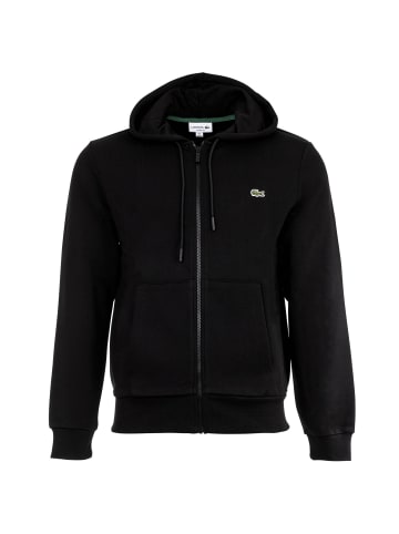 Lacoste Sweatjacke in Schwarz