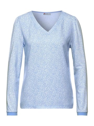 Street One Langarmshirt in angel blue