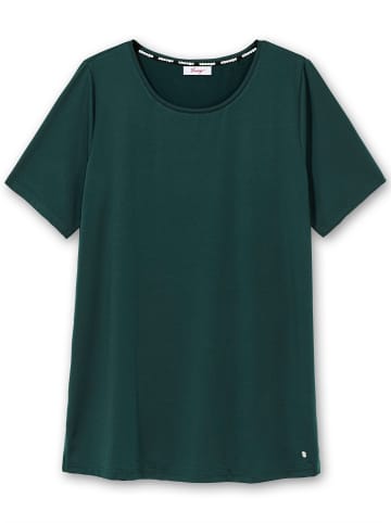 sheego Longshirt in tiefgrün