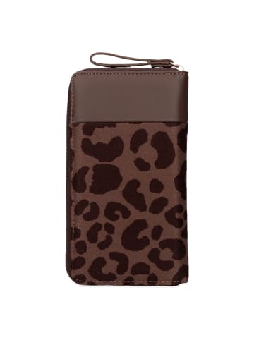 Zwei Eva Geldbörse 20 cm leo brown