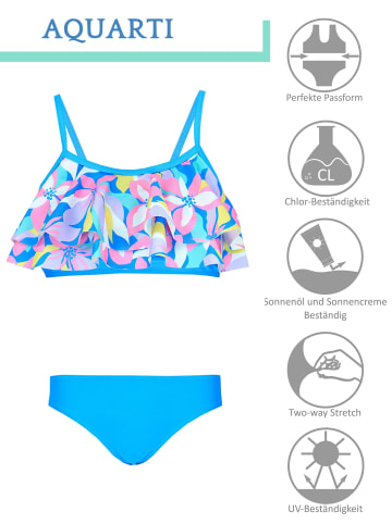 Aquarti 2tlg.- Set Bikini in blau/gelb