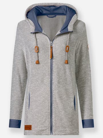 WITT WEIDEN Sweatjacke in steingrau-rauchblau