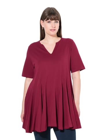 Ulla Popken Shirt in dunkel kirschrot