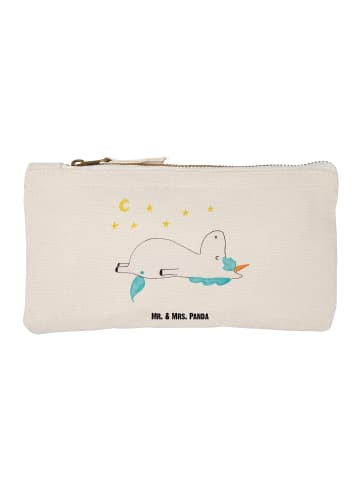 Mr. & Mrs. Panda Schminktasche Einhorn Sternenhimmel ohne Spruch in Weiß