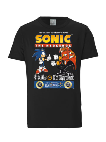 Logoshirt Print T-Shirt Sonic in schwarz