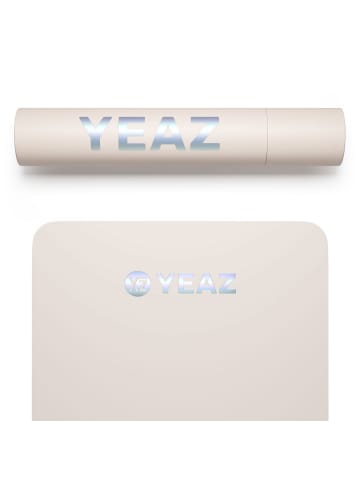 YEAZ AURA Yoga- & Fitness-Matte in weiß