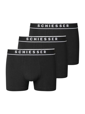 Schiesser Retro Short / Pant 95/5 Organic Cotton in Schwarz