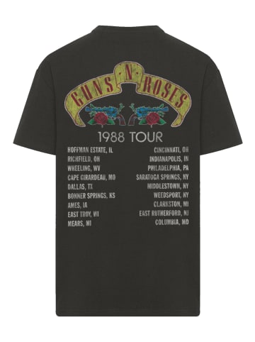 F4NT4STIC Oversize T-Shirt Guns N' Roses Skull Rock Band Merch in schwarz