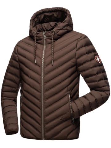 Navahoo Steppjacke Fey-Tun in Dark Choco