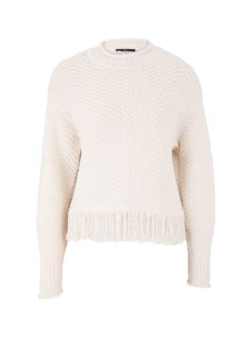 Zero  Pullover mit Fransen in Eggnog