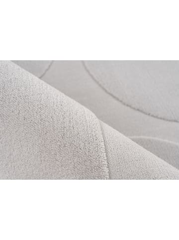 Vivorum Wohnzimmer Kurzflor Teppich Niburi 425 in silber