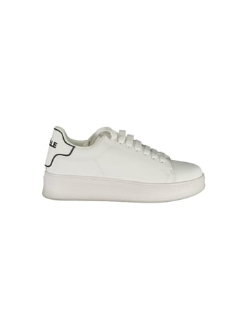 GAELLE PARIS Weiße Polyurethan-Sneaker
