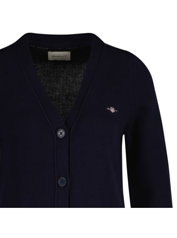 Gant Strickjacke in Blau (Evening Blue)