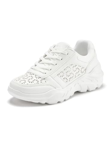 LASCANA Sneaker in weiß