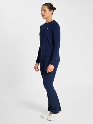 Hummel T-Shirt Hmlyoga Damen in DRESS BLUES