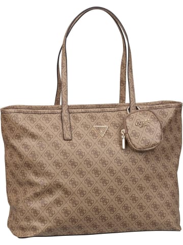 Guess Shopper Power Play II Large Tech TO Logo in Latte Logo