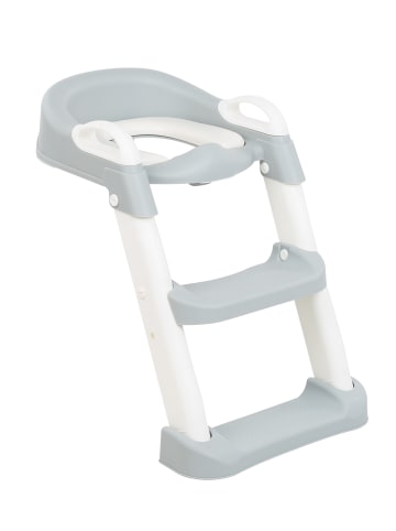 Kikkaboo Toilettenaufsatz Lea, Leiter in grau
