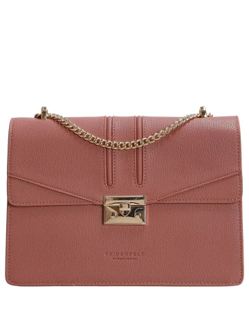 Seidenfelt Roros Big - Schultertasche 28 cm (oxblood/gold) in blush
