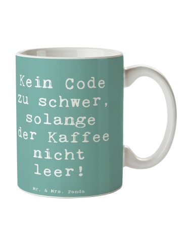 Mr. & Mrs. Panda Kaffeetasse Spruch Code und Kaffee mit Spruch in Meeresbrise