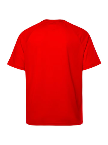 JP1880 Kurzarm T-Shirt in mohnrot