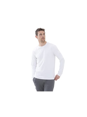 Mey Pyjama lang für Herren in weiß in weiß