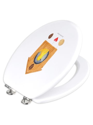 Mr. & Mrs. Panda Klo-Deckel Vogelhaus Home ohne Spruch in Weiß