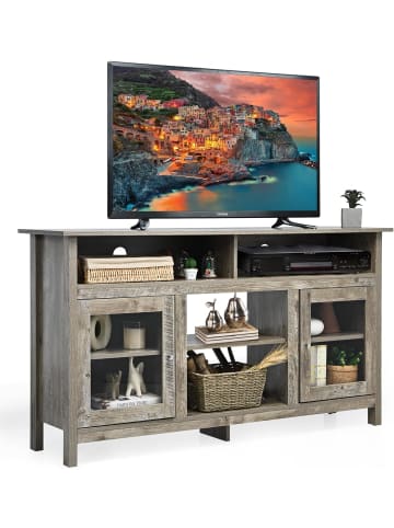 COSTWAY TV Schrank in Beige