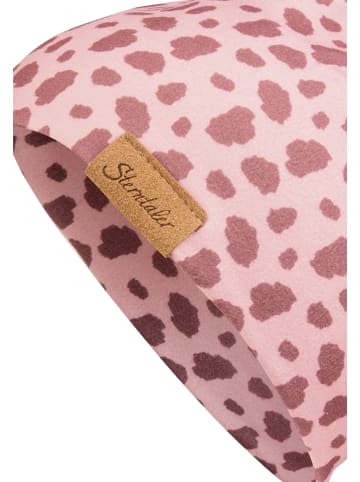 Sterntaler Beanie Animalprint in rosarot