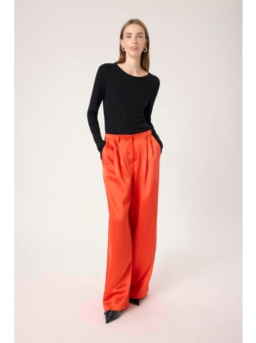 Soaked in Luxury Casual Hose SLLiva Gerade Passform in Red Alert