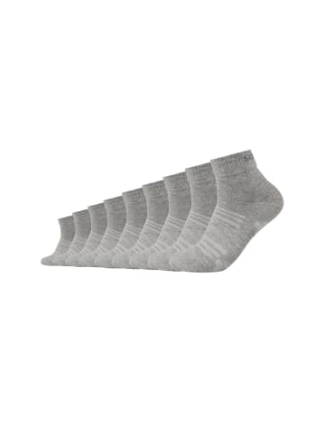 Skechers Kurzsocken 9er Pack mesh ventilation in hellgrau melange