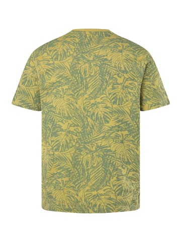 Men Plus Kurzarm T-Shirt in salbeigrün