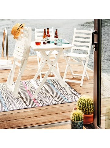 Butlers Gartenstuhl LODGE 2er-Set in Weiß