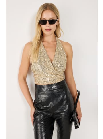 NO MATTER WHAT Blouse in Gold