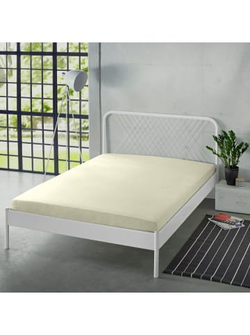 Erwin Müller Single-Jersey Spannbettlaken Freising in natur