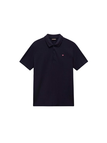 Napapijri Polo EALIS SS in Blu Marine