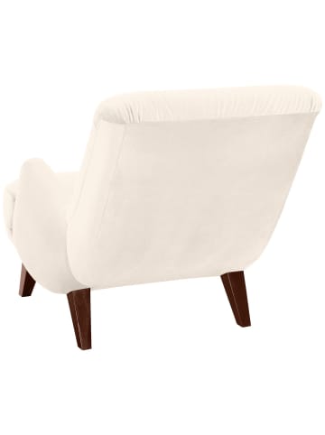 58 aufm Kessel Sessel Kajsa 71x80x101 Bezug Samtvelours Buche nussbaum/creme