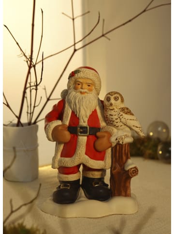 Goebel Figur " Weihnachtsmann - Mein aufmerksamer Begleiter " in Bunt