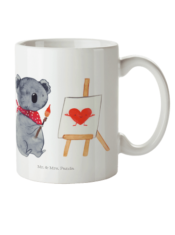 Mr. & Mrs. Panda Kindertasse Koala Künstler ohne Spruch in Weiß