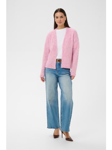 Kaffe Strickjacke KAhally Loose fit in Prism Pink Melange