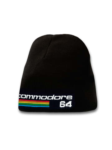 Logoshirt Beanie Commodore C64 in schwarz