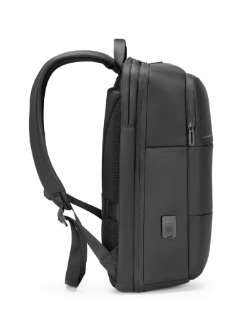 Nautica Business Rucksack Herren 19L Laptopfach 15,6 Zoll in Schwarz