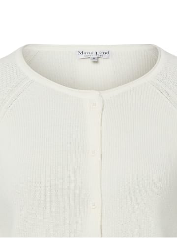 Marie Lund Strickjacke in ecru - 0001