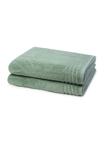 Vossen 2 X Duschtuch im Set Vienna Style Supersoft in Soft green