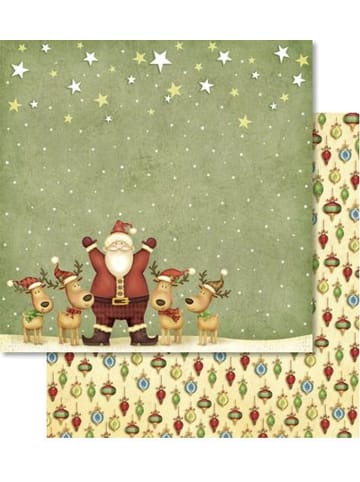 Buntpapierfabrik Ludwig Bähr Scrapbook Paper Premium Glitter 30,5x30,5cm Packung mit 25 Blatt ...