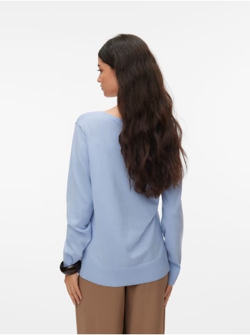 Vero Moda Strickpullover in Brunnera Blue